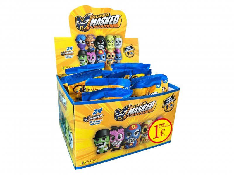 Super Masked Panini – Caixa 24 Unidades