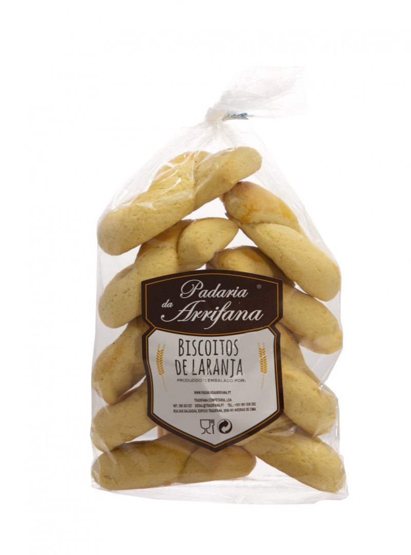 Biscoitos Artesanais Laranja – Caixa com 6 Embalagens