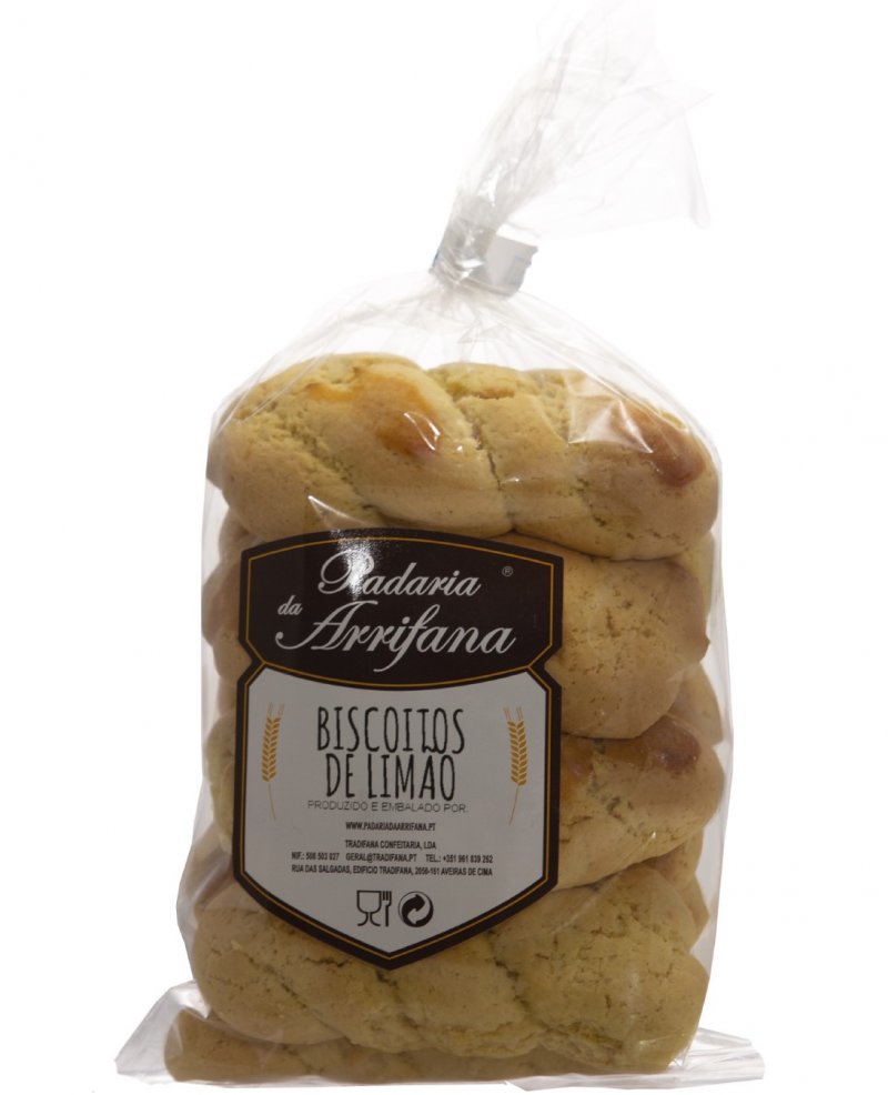 Biscoitos Tradicionais de Limão – Caixa com 6 Embalagens