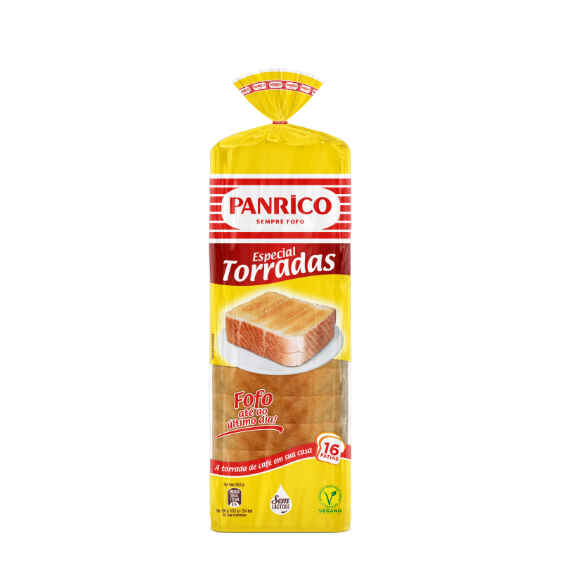 Pão de Forma com Côdea Especial Torradas Panrico 750g (16 Fatias)