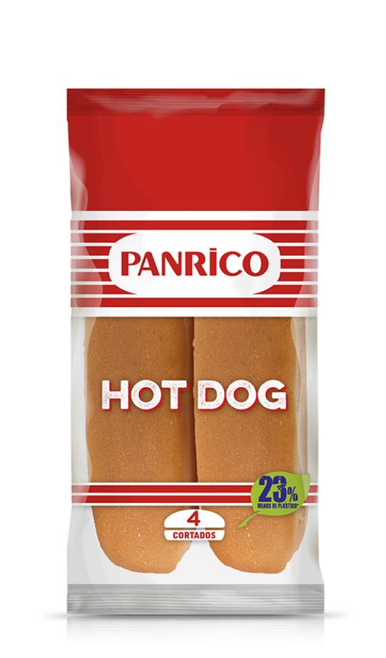 Pão de Cachorro Panrico 220g (4 Unidades)