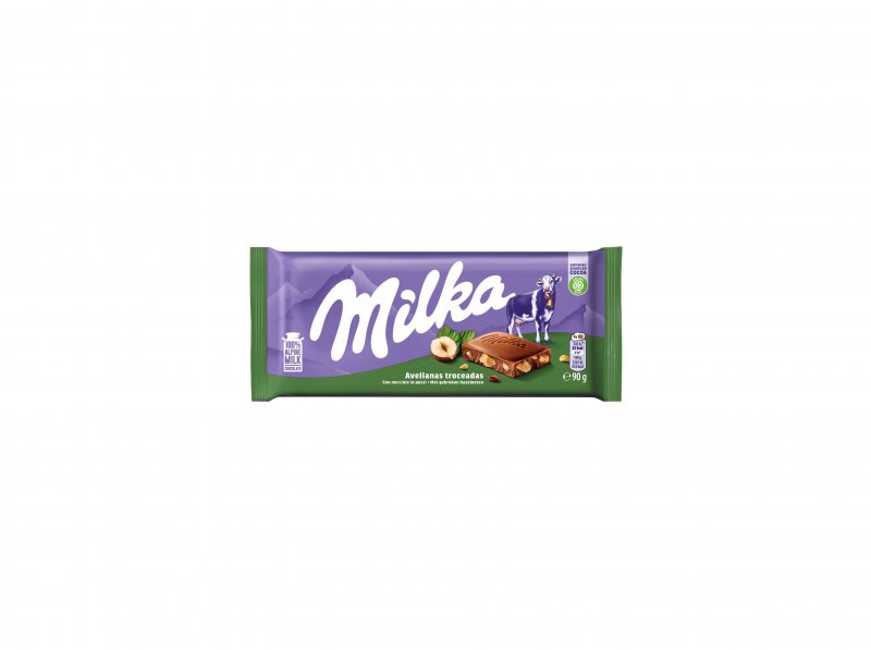 Milka Tablete Avelãs 90g – Caixa 24 Unidades