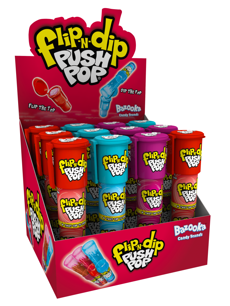 Push Pop Flip And Dip – Display 12 Unidades