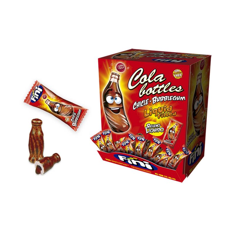 Chiclete Fini Garrafas Cola – 200 Unidades