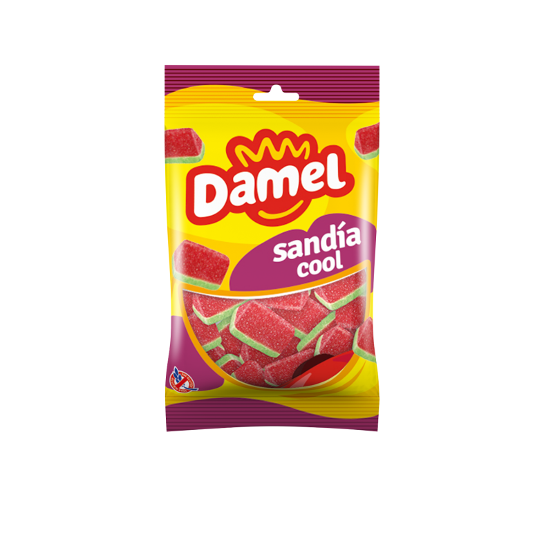 Talhadas Melancia Damel 70g – Caixa 16 Saquetas