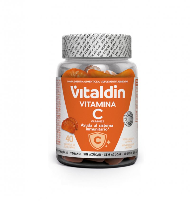 Vitaldin Vitamina C Gummies Sem Açúcar - Caixa 6 Unidades