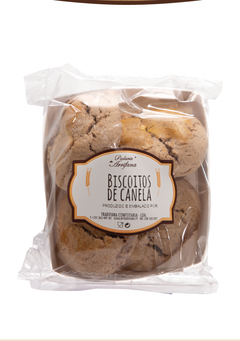 Biscoitos Tradicionais de Canela 100g - Caixa 10 Unidades