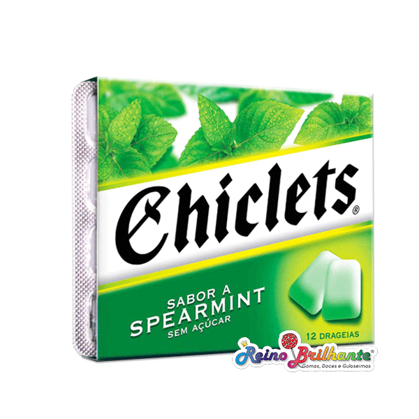 Chiclets Spearmint – Display 14 Unidades