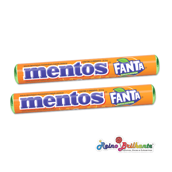 Mentos Fanta Laranja – Display 20 Unidades