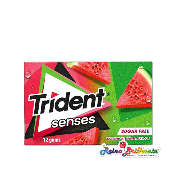 Pastilhas Trident Senses Melancia – Pack 12 Unidades