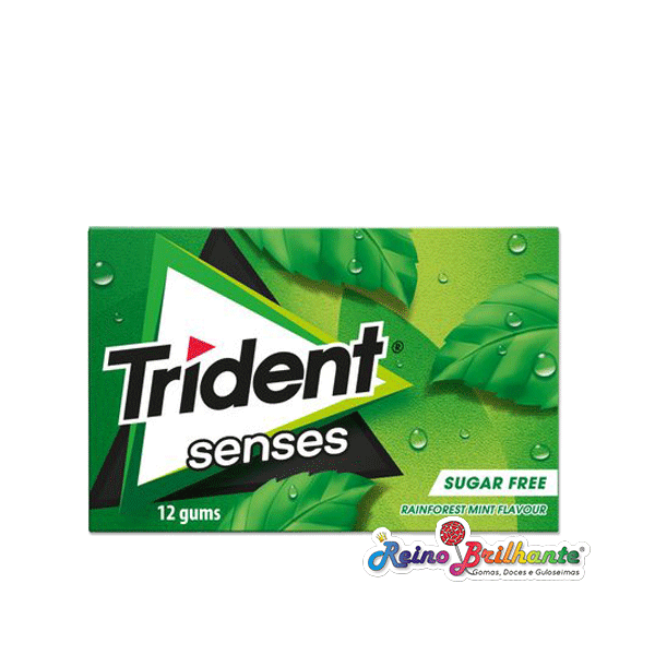 Pastilhas Trident Senses Spearmint 23g – Pack 12 Unidades