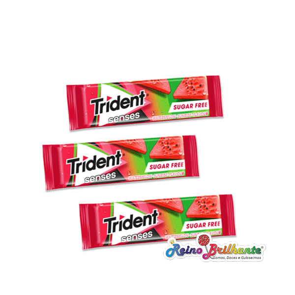 Trident Senses Individual Melancia – Caixa 100 Unidades
